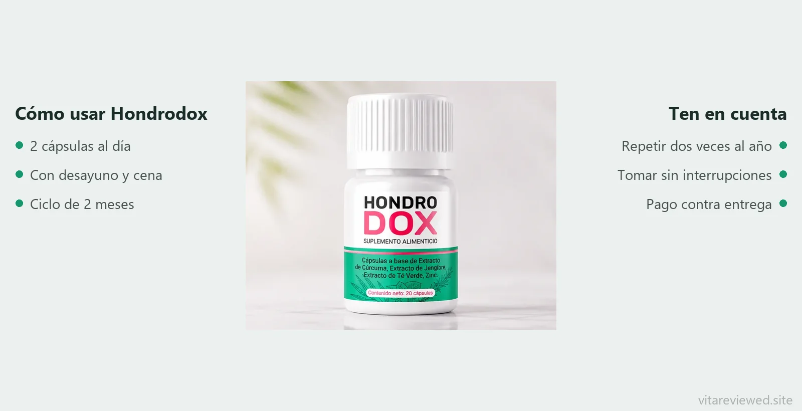 Cómo usar Hondrodox