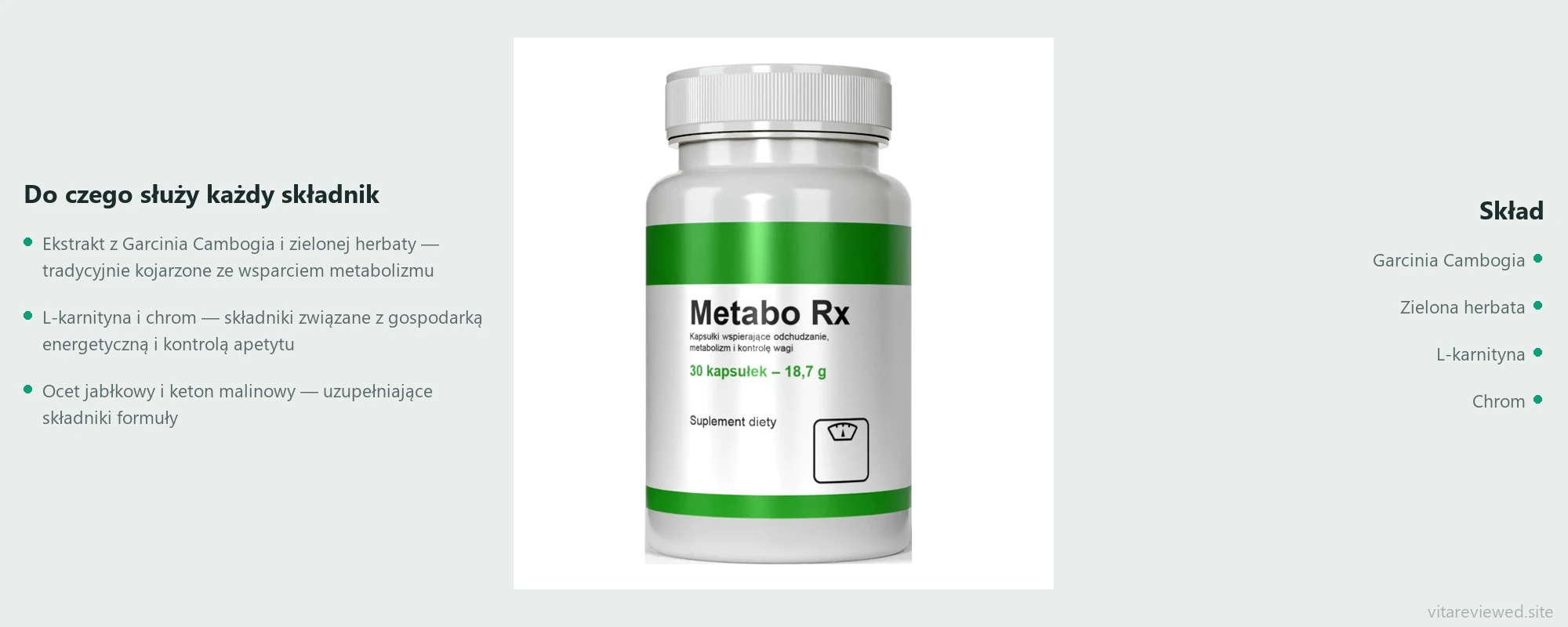 Metabo Rx — skład i składniki