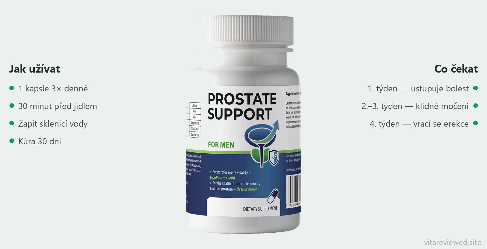 Jak užívat Prostate Support