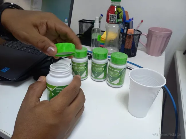 Turboslim — foto real enviada por una compradora